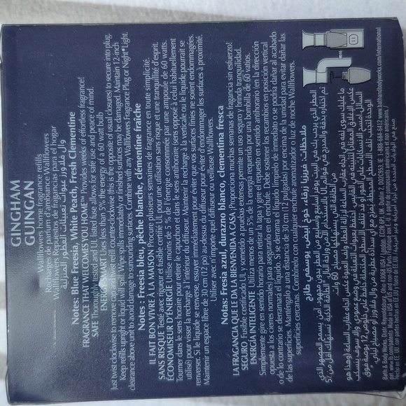 GINGHAM 2 PACK OF WALLFLOWER REFILLS! NIB! - Picture 2 of 2